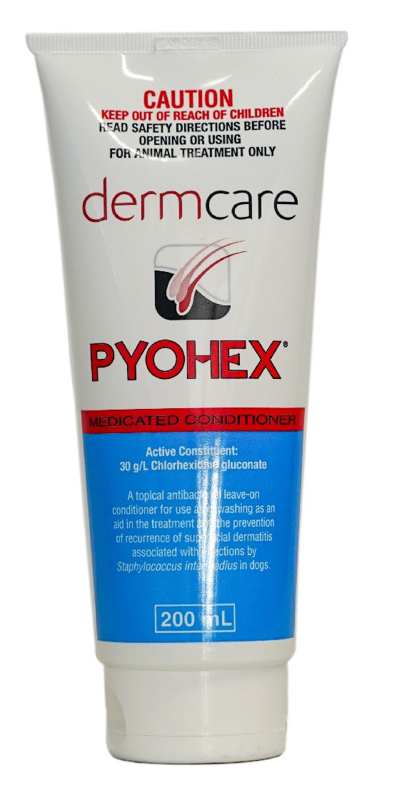 Dermcare Pyohex Medicated Conditioner 200ml Uncle Tom s Pet Poultry