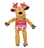 Kong Holiday Floppy Knots Reindeer Assorted Colour