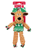 Kong Holiday Floppy Knots Reindeer Assorted Colour