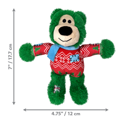 Kong Holiday Wild Knots Bear [SZ:Small / Medium]