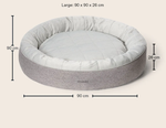 Snooza Cuddler Cooling Powder Grey [SZ:LARGE 90cm x 90cm x 26cm]