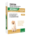 Neomax Allwormer Small Dogs & Puppies 0-5kg (2 Pack)