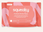 Squeaky Pet Probiotic Pet Ear Wipes Fragrance Fee 20 Wipes