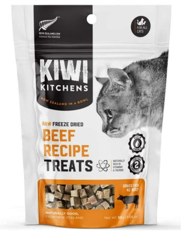 Kiwi Kitchens Freeze Dried Beef Cat Treat 30g