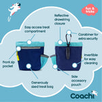 Coachi Train & Treat Bag Navy & Light Blue