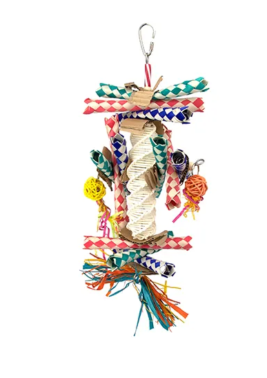 Bainbridge Fiesta Helix Destructive Bird Toy – Uncle Tom's Pet & Poultry